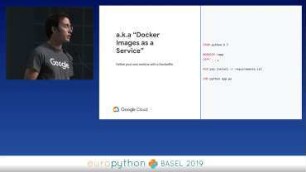 Google Cloud for Pythonistas: This is a sponsored talk from Google Cloud.
