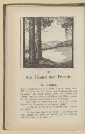 IV. Aus Heimat und Fremde