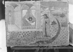 Predellentafeln mit Szenen der Josephsgeschichte — Der Traum des Pharao