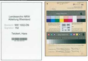 Entnazifizierung Hans Teickert, geb. 15.04.1897 (Techn.Angest.)