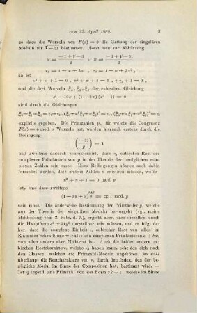22. April 1880. Gesammtsitzung der Akademie : Auszug aus dem Monatsbericht der Königl. Akademie der Wissenschaften zu Berlin