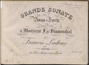 Grande sonate : pour le piano-forte ; [hs.] op. 2