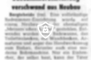 Badezimmereinrichtung verschwand aus Neubau
