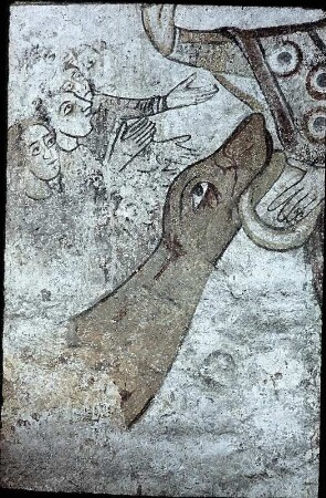 Der heilige Nikolaus von Tolentino rettet ein Schiffbrüchige