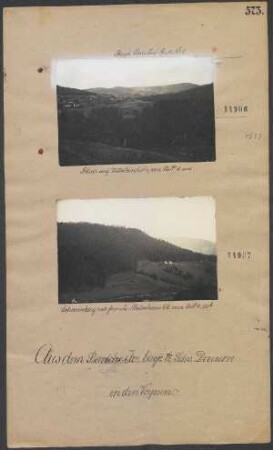 Blick auf Wettsteinhöhe von Uo P4 aus