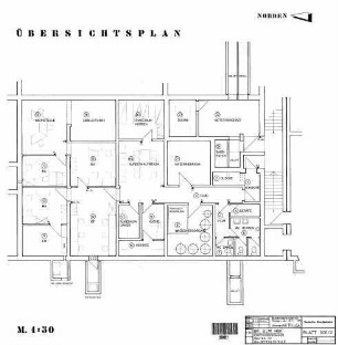 Ulm Hbf: Bauteil VII - Übersichtsplan Empfangsgeb. BA-Befehlsstelle