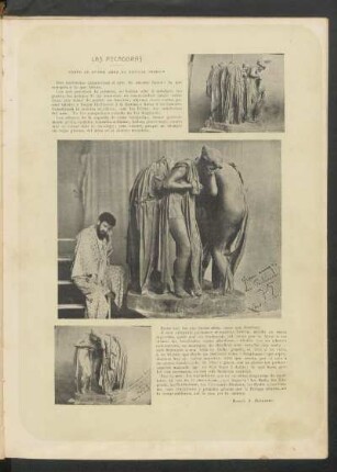Las pecadoras : Grupo en barro, obra de Rogelio Yrurtia