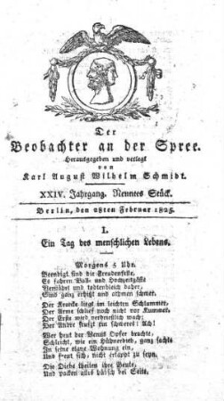 9. Stueck, 28. Februar 1825