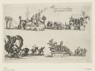 Einzug von Herzog Karl IV. als Sonne, Blatt 7 der Folge "Le Combat à la Barrière"