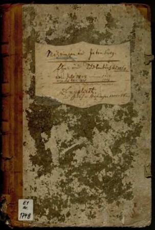 Eheregister I Mähringen 1808-1856 Eheregister I Jettenburg 1808-1837 Totenregister I Mähringen 1808-1864 Totenregister I Jettenburg 1808-1837