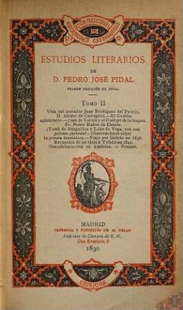 Estudios literarios, II = 83