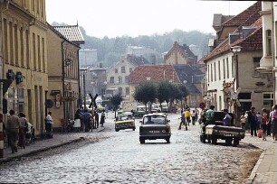 Bad Doberan. Severinstraße. Blick zum Markt