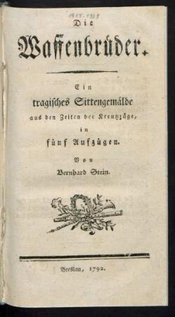 Die Waffenbrüder