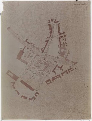 Schauspielhaus, Hannover Wettbewerb: Lageplan 1:1000 0-Ebene