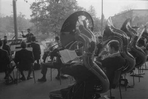 Militärkonzert der 76. US-Army-Band auf der Seebühne im Stadtgarten im Rahmen der deutsch-amerikanischen Freundschaftswoche