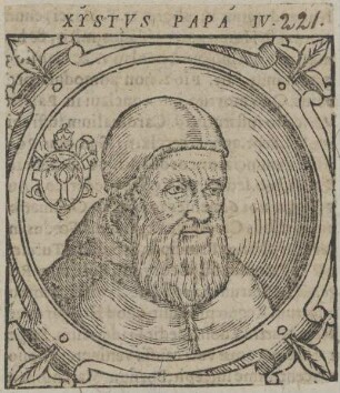 Bildnis von Papst Xystus IV.