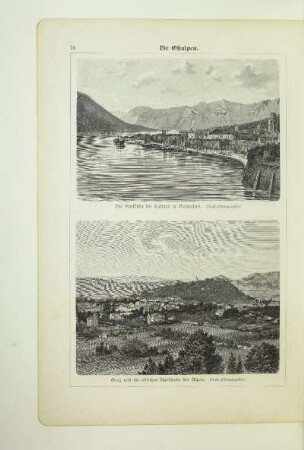 Die Steilküste bei Cattaro in Dalmatien