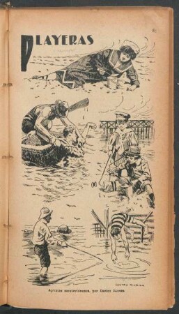 Playeras - [Dibujo] : Apuntes montevideanos, por Castro Rivera