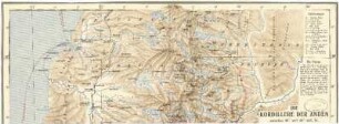 [164]: Die Kordilleren der Anden zwischen 40° und 44° südlicher Breite : Übersichtskarte zu meinen Reisen