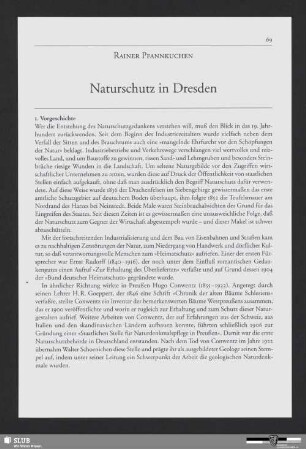 Naturschutz in Dresden