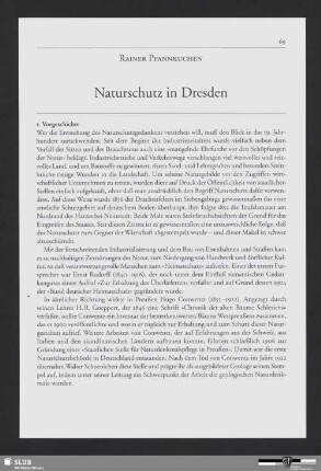 Naturschutz in Dresden