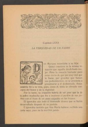 Capítulo LXXX - La terquedad en un padre