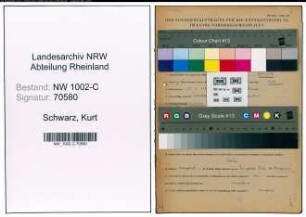Entnazifizierung Kurt Schwarz, geb. 15.04.1908 (Ingenieur)