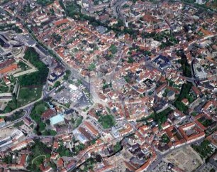 Altstadt von Erfurt : Blickrichtung Norden
