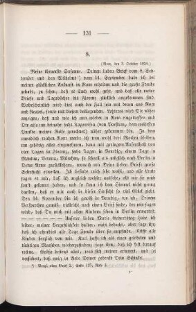 8. (Rom, den 3. Oktober 1824.)