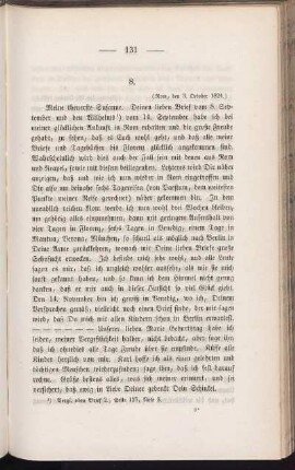 8. (Rom, den 3. Oktober 1824.)