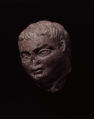 Erotenkopf von dem Relief eines kaiserlichen Sarkophags
