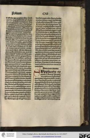 Nona pars canonis.