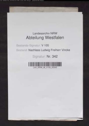 1 Brief von Liebrecht in Arnsberg