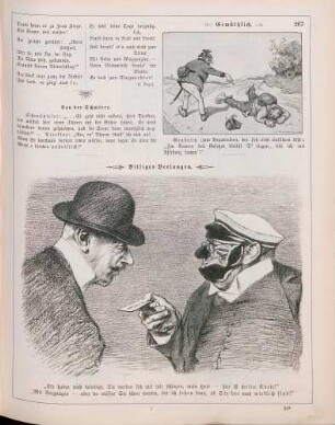 "Gemüthlich" "Billiges Verlangen"