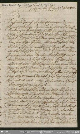 Eigenh. Brief von August Ludwig Hülsen an August Wilhelm von Schlegel, Seekamp, 02.12.1803