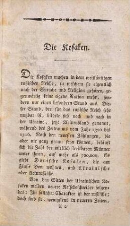 Charakterzüge und interessante Szenen aus dem Leben denkwürdiger Personen der gegenwärtigen und verflossenen Zeiten, 2