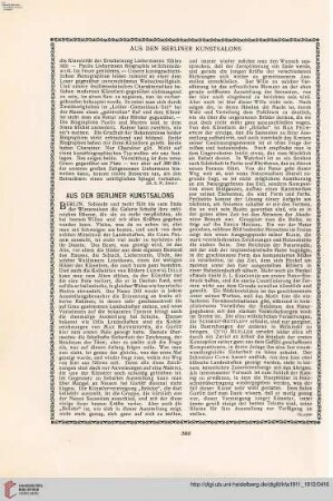 27: Aus den Berliner Kunstsalons
