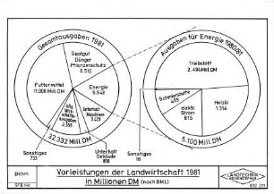 Vorleistungen der Landwirtschaft 1981 in Millionen DM