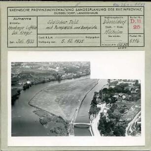 Mülheim a. d. Ruhr, Südlicher Teil mit Pumpwerk udn Badeplatz