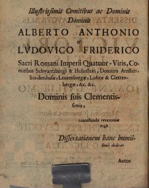 Diss. inaug. ... de victore litis