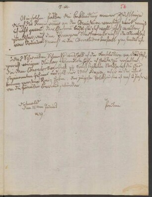 Brief von Pauline (Lippe, Fürstin) an Friedrich Simon Leopold Petri