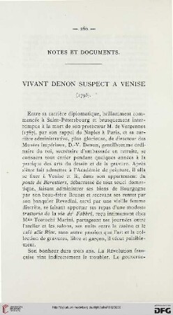 Vivant Denon suspect à Venise (1793)