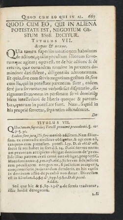 Titulus VII.