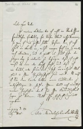 Brief an Hermann Härtel : 23.08.1845