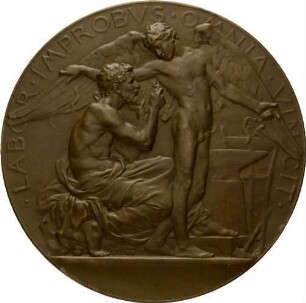 Medaille auf die Ballonfahrt