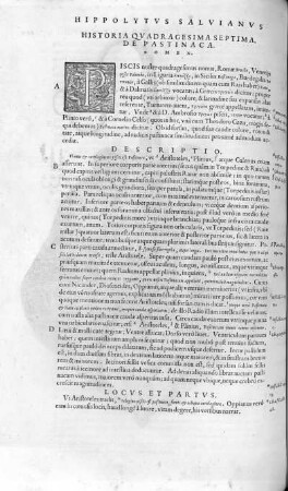 Historia Quadragesima Septima. De Pastinaca