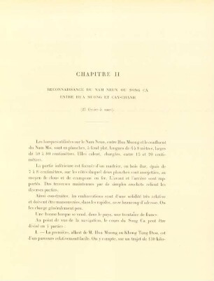 Chapitre II. Reconnaissance du Nam Neun ou Song Ca entre Hua Muong et Cay-Chanh