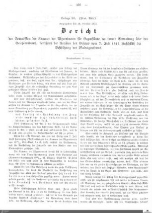 Beilagen zu Protokoll, 254. Sitzung