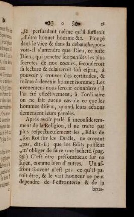 11-21, Aprés avoir parlé si inconfideremment ...