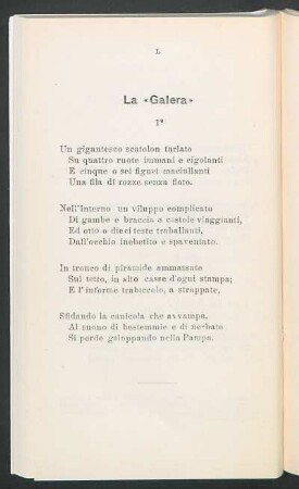 La "galera"